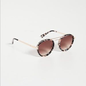 Lele Sadoughi Downtown Aviator Sunglasses